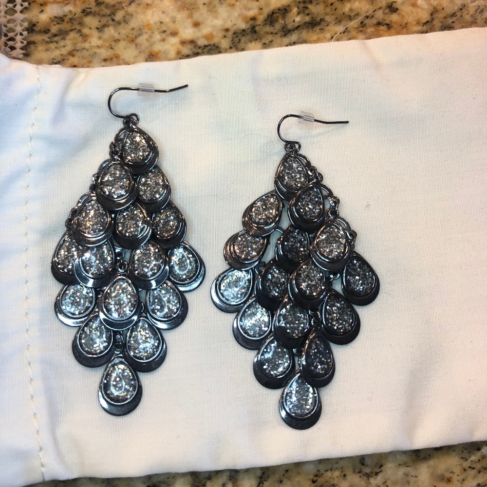Premier Designs Hematite Earrings